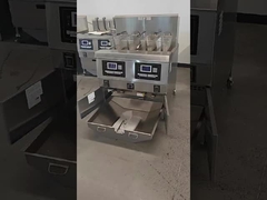 OFG-322L gas chips commercieel met geheugen functie open stijl diep lcd paneel olie friter met olie