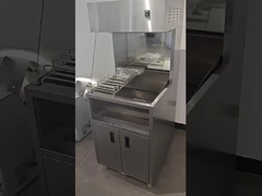 60cm 100cm Breedte Fries Chips Display Warmer 304SUS Materiaal