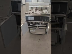 OFE-413L Professionele touchscreen smart panel 4tank 4baskets 28KW 304SUS Electric Chips Open Fryer