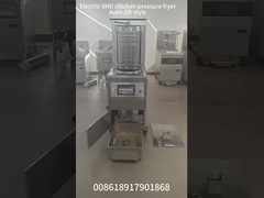 6HD Electric 12KW 380V 28L 6 Fry Tray Grote Productiviteit Ronde Broaster Chicken Pressure Fryer