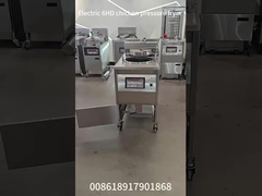 6HD Electric 12KW 380V 28L 6 Fry Tray Grote Productiviteit Ronde Broaster Chicken Pressure Fryer