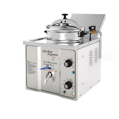 Mechanisch paneel 16L 3KW 220V/110V Chicken Express Table Top Pressure Fryer