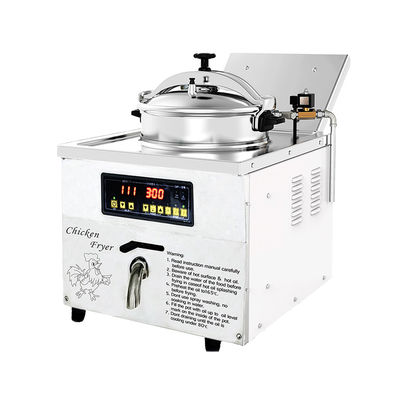Digitaal paneel 16L 3KW 220V/110V Chicken Express Teller Top Pressure Fryer