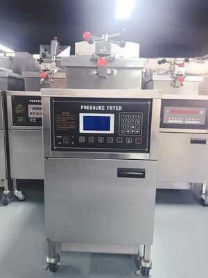LCD-paneel Elektrische commerciële verticale met filtratie Kip onder druk frituur