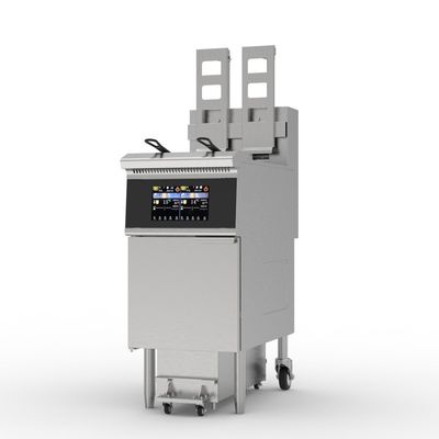 14.3kw Power Touchscreen Smart panel 380V/50hz~60hz met oliefilter Commerciële elektrische open frituur