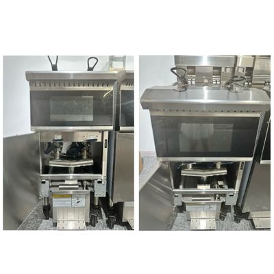 14.3kw Power Touchscreen Smart panel 380V/50hz~60hz met oliefilter Commerciële elektrische open frituur