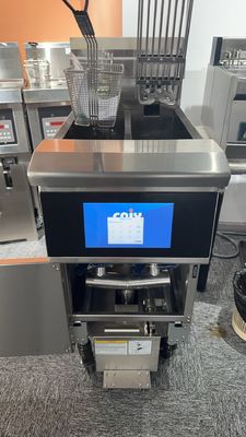 14.3kw Power Touchscreen Smart panel 380V/50hz~60hz met oliefilter Commerciële elektrische open frituur