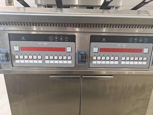28.6kw Double Tank Big Capacity Digital Computer Panel Electric &amp; gas Chips Open Fryer Machine