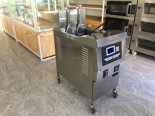 Commerciële automatische op- en neer elektrische open chips friteuse