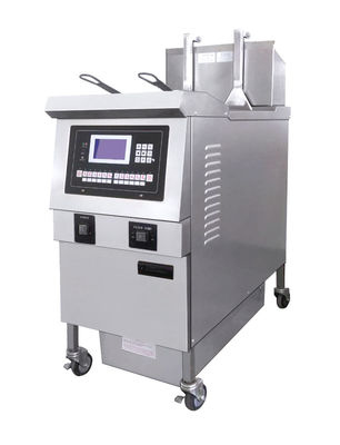 Commerciële automatische op- en neer elektrische open chips friteuse