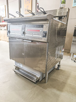 28.6kw Double Tank Big Capacity Digital Computer Panel Electric &amp; gas Chips Open Fryer Machine