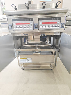 28.6kw Double Tank Big Capacity Digital Computer Panel Electric &amp; gas Chips Open Fryer Machine