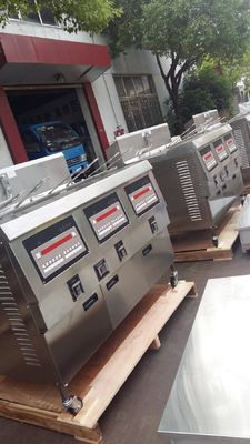 Digitaal computerpaneel Drie potten zes manden Open diepfryer met filtratie