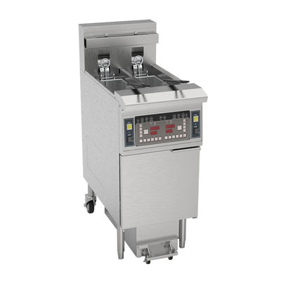 Twee potten Twee manden 13L*2 Kleine capaciteit Olie besparen Elektrische open frituur met oliefiltratie