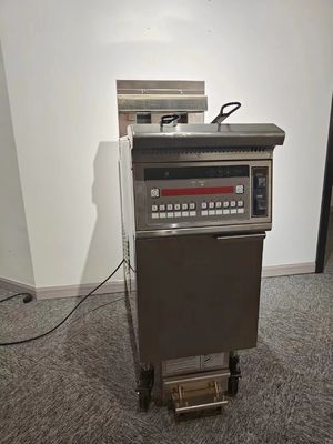 Eén pot Twee manden 26L 14KW 380V Met oliefiltratie Elektrische open diepfryer