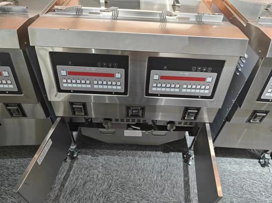 Twee potten vier manden gas open diep commercieel diep chip elektrisch &amp; gas diep fryer