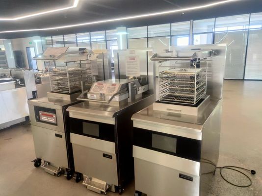 PFE-2000 8HD Elektrisch Smart Touch Panel 55L 5 Fry Tray Grote Productiviteit Kip Druk Fryer