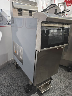 Een pot twee manden slim aanraakschermpaneel 14 kW 380 V elektrische open diepfryer
