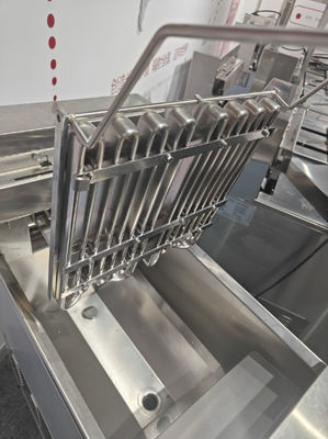 Een pot twee manden slim aanraakschermpaneel 14 kW 380 V elektrische open diepfryer