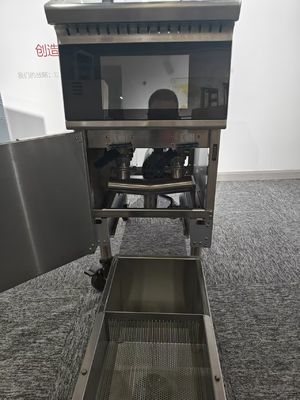 14.3kw 380V Touchscreen Smart Panel Met Olie Filter System Elektrische Open Fryer