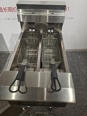 14.3kw 380V Touchscreen Smart Panel Met Olie Filter System Elektrische Open Fryer