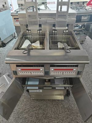 Digitaal computerpaneel Auto Lift Twee potten Vier manden Elektrische open chips Fryer
