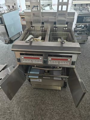 Digitaal computerpaneel Auto Lift Twee potten Vier manden Elektrische open chips Fryer