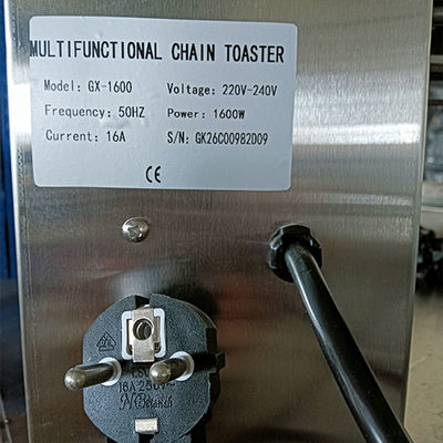 1.6kW broodrooster voor fastfoodrestaurants