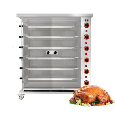 Commerciële elektrische &amp; gas kippenrooster Rotisserie Grill Machine Roast Chicken Machine