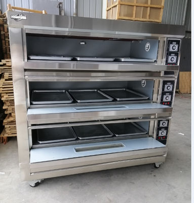 Hoogwaardige CE ISO elektrische gasdek bakkerij pizza brood dekoven