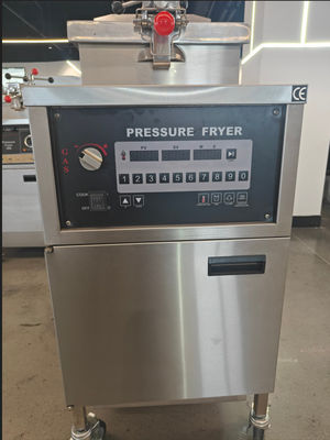 25D Compute Panel zonder Filtratie Gas &amp; Electric Verwarming Kip Druk Fryer