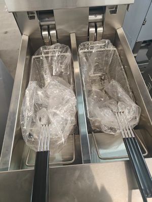 14.3kw Power Touchscreen Smart Panel Electric Open Chips Fryer Machine