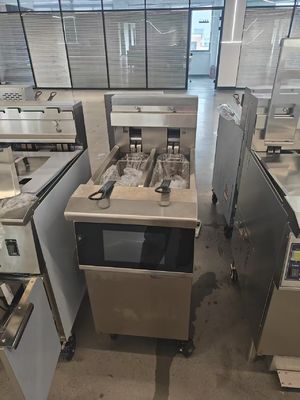 14.3kw Power Touchscreen Smart Panel Electric Open Chips Fryer Machine