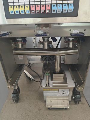 Digitaal computerpaneel 3 potten 3 manden 21 kW elektrische open chips fryer