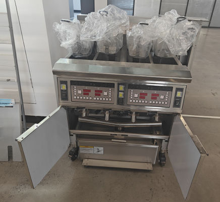 Professionele digitale computerpaneel 4 Tank 4 manden 28KW 304SUS Elektrische chips Open Fryer