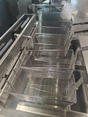 Deep Fryer Machine 2 Pot Gas Chips Olie Open Fryer