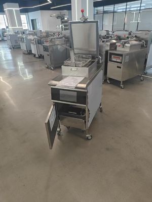 Smart Touch Panel 304SUS Vervaardiger Gas Verticale Chicken Broaster Drukfrituur/kfc chicken broaster frituur/industriële drukfrituur prijs/
