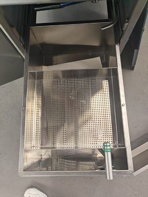 Smart Touch Panel 304SUS Vervaardiger Gas Verticale Chicken Broaster Drukfrituur/kfc chicken broaster frituur/industriële drukfrituur prijs/