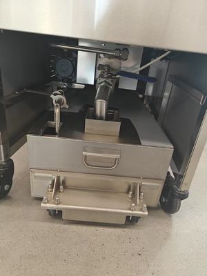 304SUS 17KW 380V Digitaal Computerpaneel Batch fryer Industrieel 8HD Elektrisch Open Diepfryer