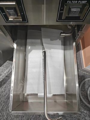 Commerciële chips Open Fryer Met Shortcut Key LCD-paneel
