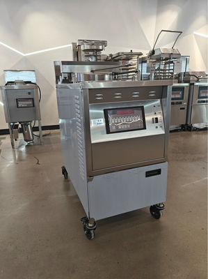 6HD Electric 12KW 380V 28L 6 Fry Tray Grote Productiviteit Ronde Broaster Chicken Pressure Fryer