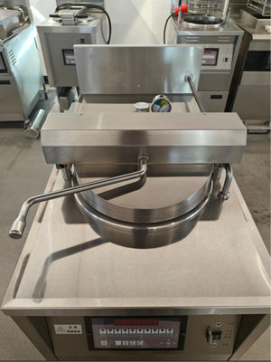 6HD Electric 12KW 380V 28L 6 Fry Tray Grote Productiviteit Ronde Auto Lift Broaster Chicken Pressure Fryer
