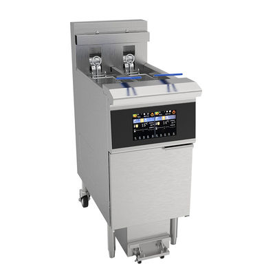 14.3kw 380V Touchscreen Smart Panel Met Olie Filter System Elektrische Open Fryer