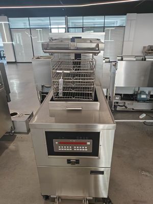 304SUS 17KW 380V Digitaal Computerpaneel Batch fryer Industrieel 8HD Elektrisch Open Diepfryer